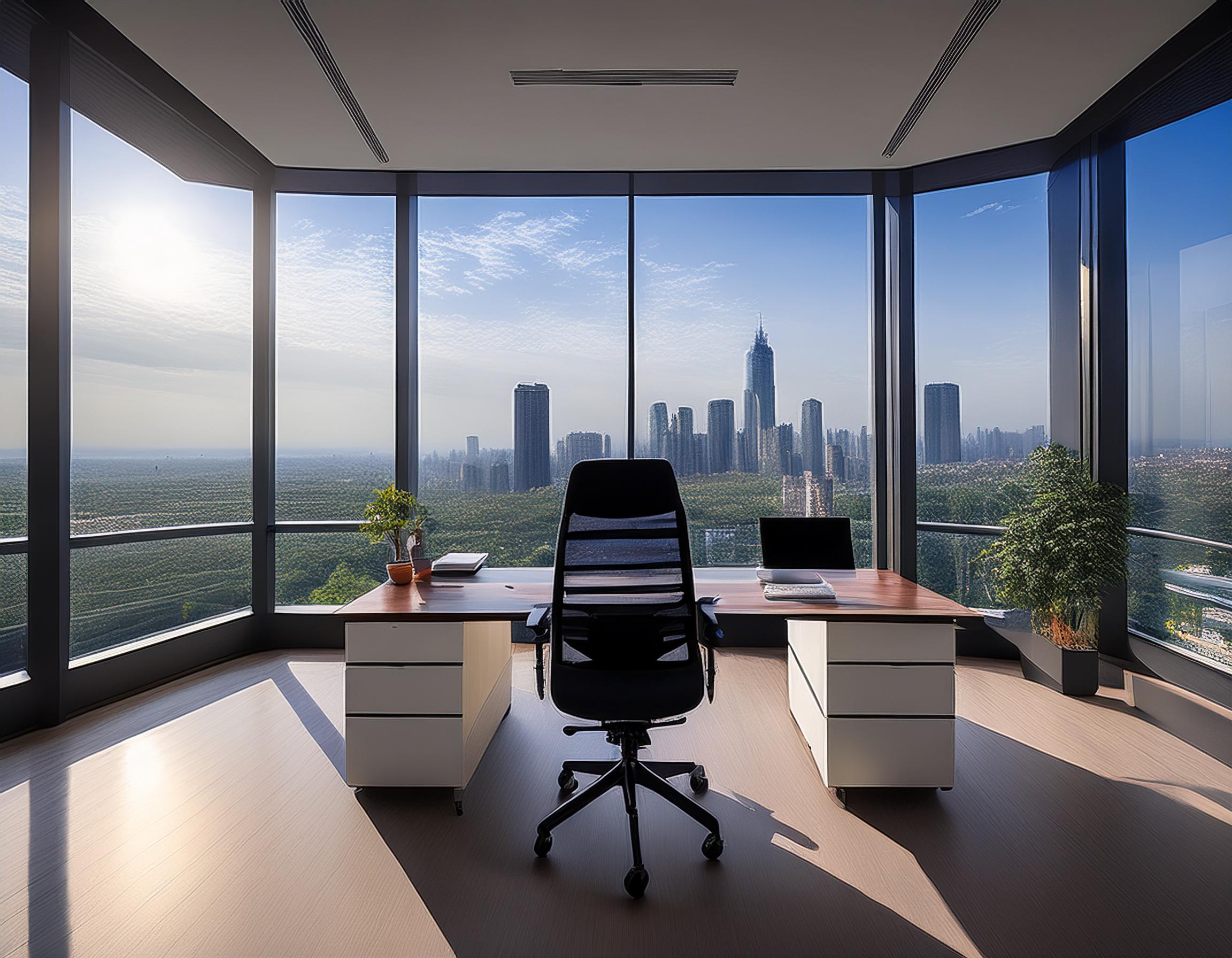 Steuerberatungsgespräch in einem eleganten Büro in Frankfurt am Main